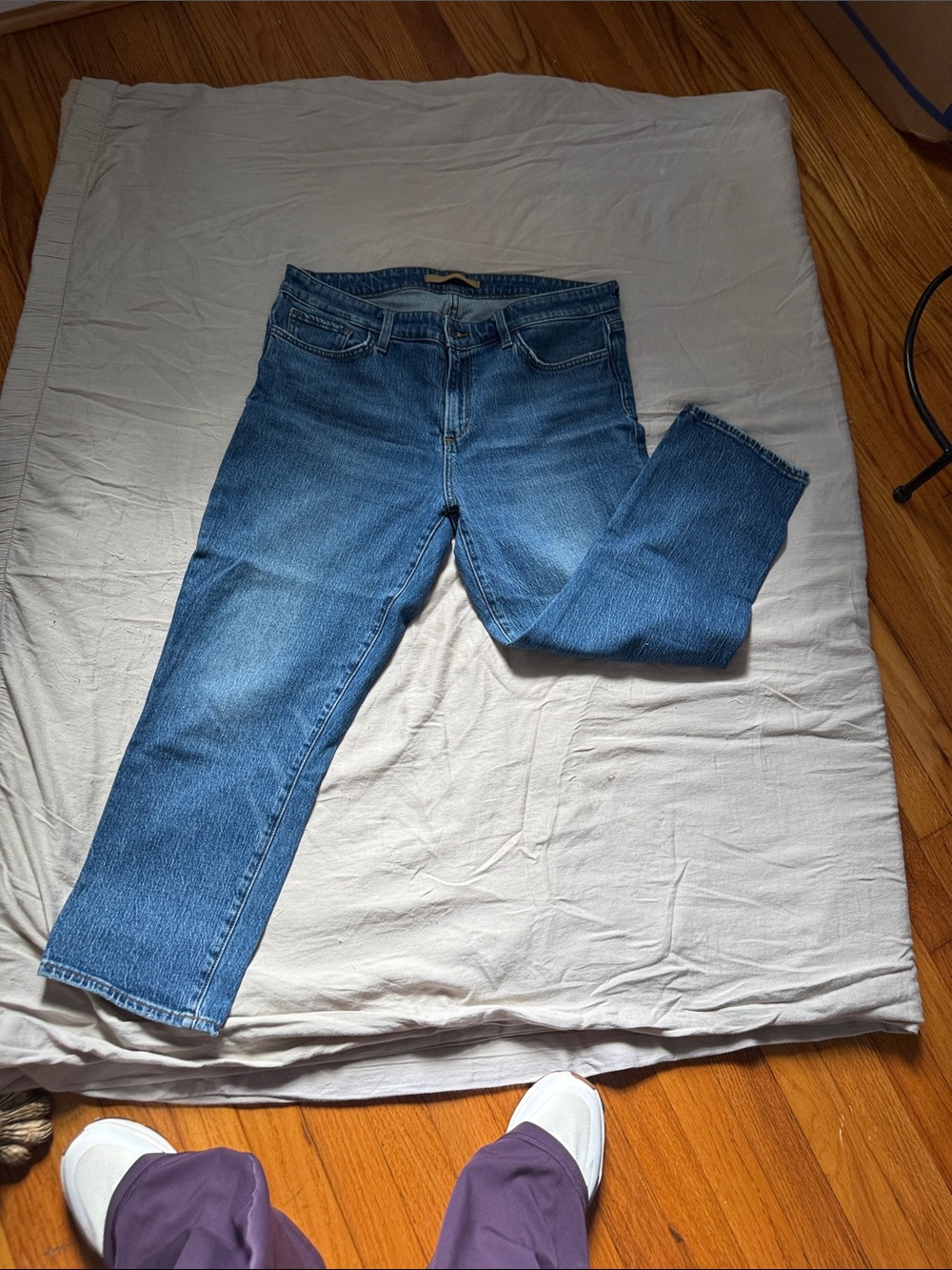 Joe’s Petite, The Lara Straight Leg Women's Denim Jeans in Blue
